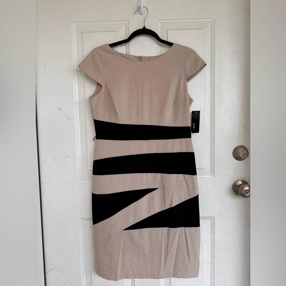 Alyx Womens Dress Multicolor Stripes Form Fitting Sleeveless size 6